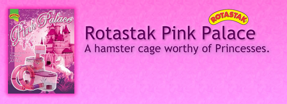 rotastak pink palace hamster cage